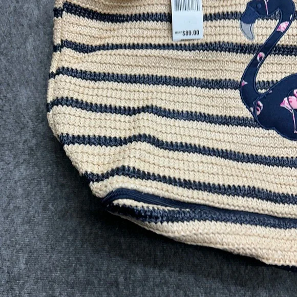 Vera Bradley Seashore Tote Beach Fiesta Wristlet Clutch Bag Pink Flamingo - Picture 4 of 13
